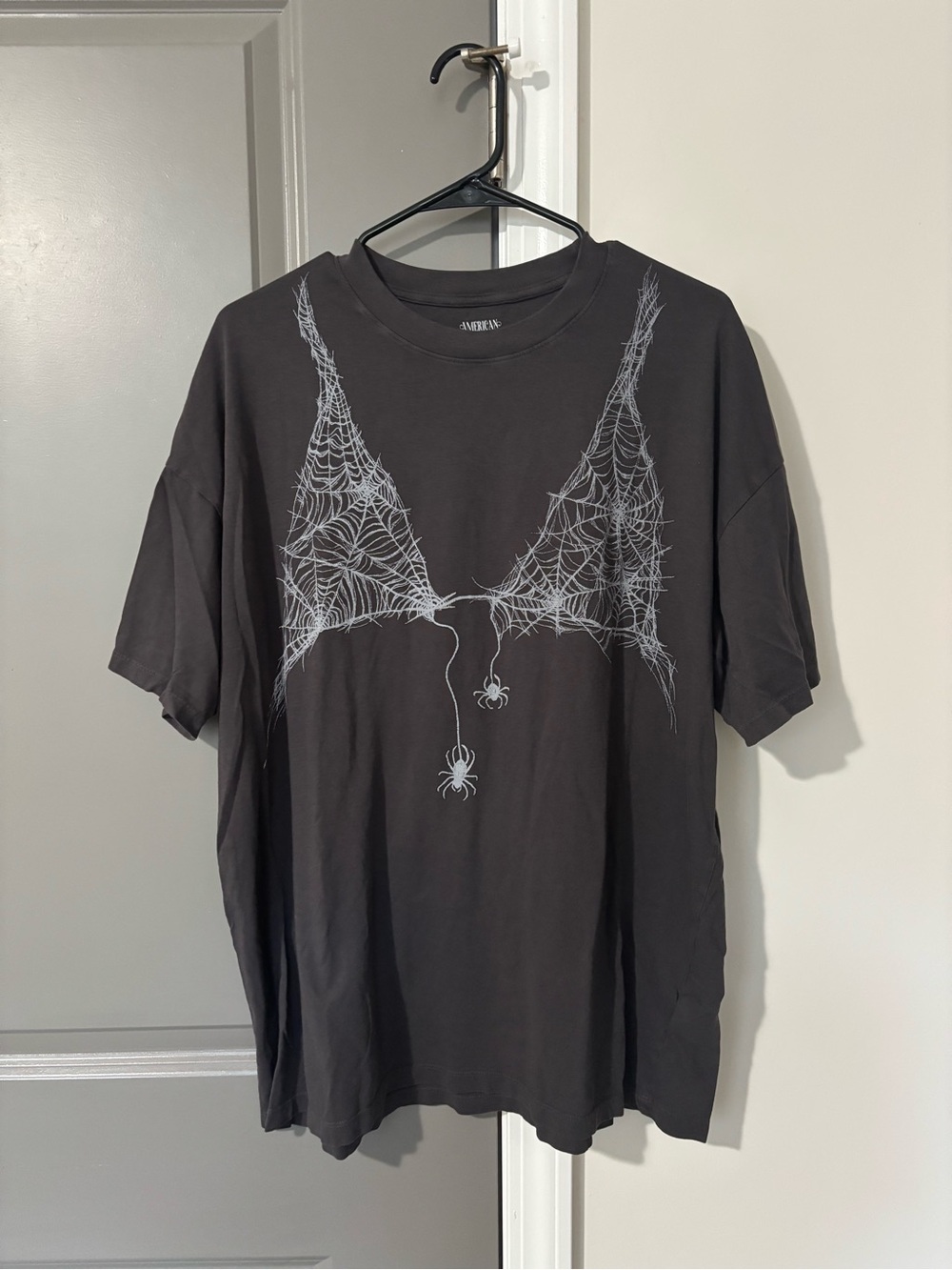 NWOT American Eagle Halloween Spider Web T-Shirt